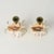Early 20th Century Vintage Natural Seashell and Brass Candlestick Holder Pair For Sale - Image 5 of 13