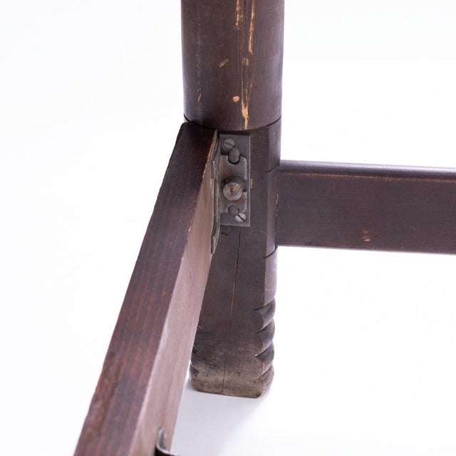 1940's French Carved Wood Bed by Charles Dudouyt For Sale - Image 9 of 12