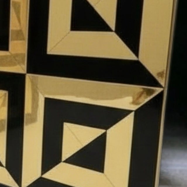Wood Sideboard in Brass and Murano Glass from Justfurnituress SRL For Sale - Image 7 of 14