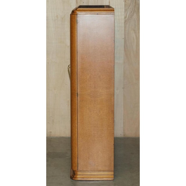 Vintage Art Deco Wardrobe in Burr Maple, 1920s For Sale - Image 18 of 18