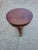 Wood 21st Century French Empire Plum Mahogany Round Table. For Sale - Image 7 of 16