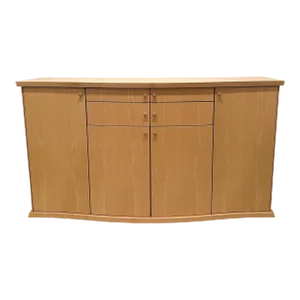 Vintage Skovby Danish Light Oak Veneer Lacquered Sideboard