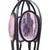 Metal André Dubreuil for Daum Monumental Chantilly Vase and Pedestal For Sale - Image 7 of 10