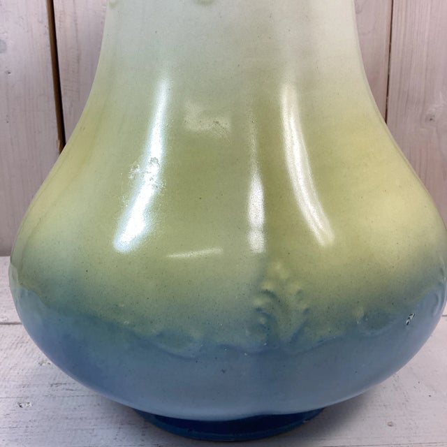 Early 1900s Antique Colonial Pottery Pitcher For Sale - Image 10 of 13