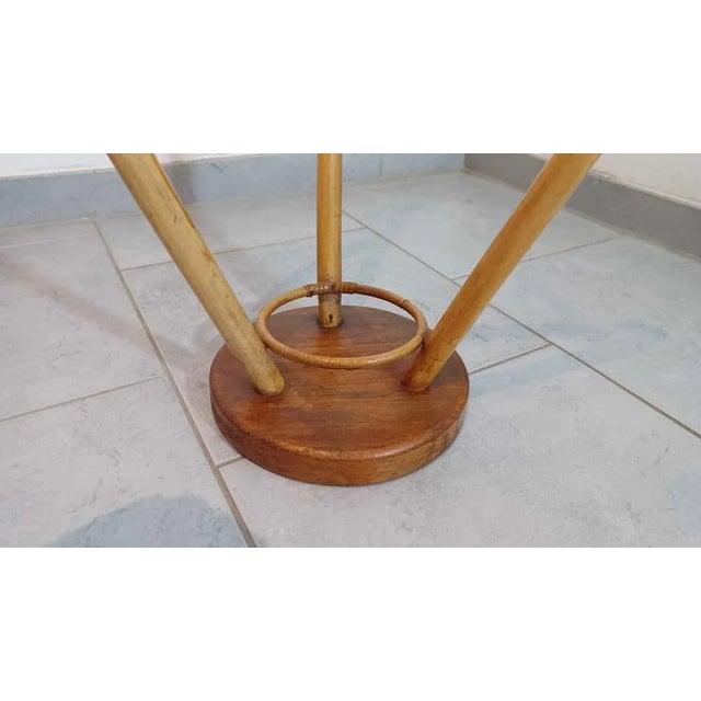 Mid-Century Bamboo Plant Stand, 1950-1960s For Sale - Image 3 of 10