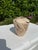 Eggshell Vintage Signed Sculptural Studio Pottery Vase With Kokopelli Motif, 6” For Sale - Image 8 of 10