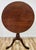 Wood English 19th C Mahogany Queen Anne Pad Foot Birdcage Round Tilt-Top Table For Sale - Image 7 of 16