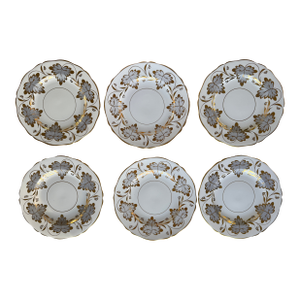 Antique Spode Copeland Rosslyn Dinner Plates Set of Six 10.75 Inch England