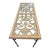 Vintage Mediterranean Maitland Smith Cast Stone & Wrought Iron Console Table For Sale