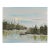 Contentment Acrylic Painting 8x10 Original Wall Art Trees & Lake Scene Unframed For Sale