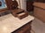Wood Mid 19th Century Antique Victorian Mahogany Marble-Top Dresser With Mirror For Sale - Image 7 of 8