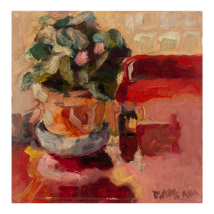 Robert O'Meara Still Life of Flowers Oil on Board