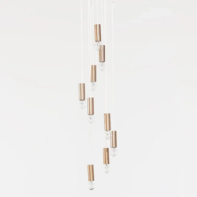 Copper Colored Cascading Light from Raak Amsterdam For Sale - Image 9 of 9