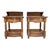 Mid 20th Century Spanish Wood Nightstands, Set of 2 For Sale - Image 15 of 18