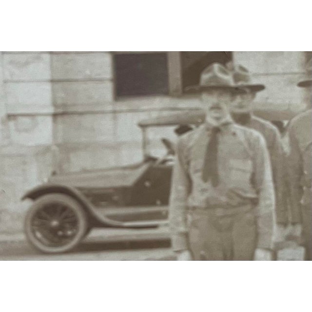 Antique Early 20th Century Sepia Panoramic Photograph Military Battalion Wwi? For Sale - Image 10 of 12