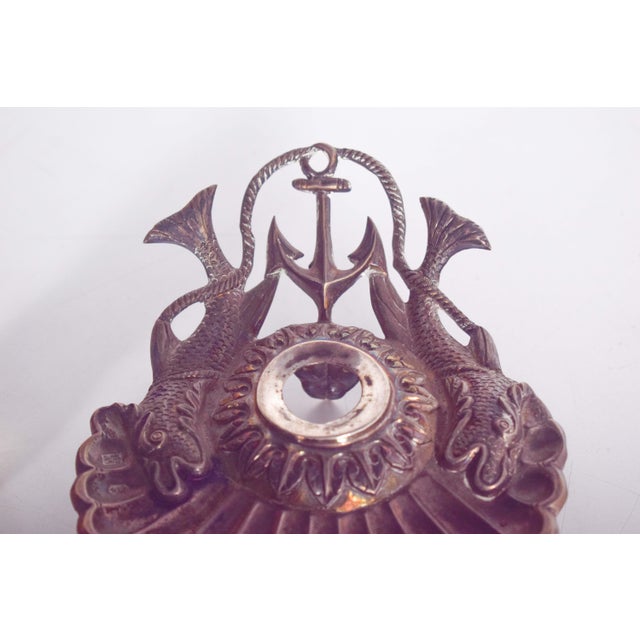 Silver Inkwell in the shape of Shell, 1890s For Sale - Image 10 of 12