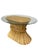 Wood Vintage McGuire "Sheaf of Wheat" Oval Center Table, San Francisco, California, Circa 1970s/1980s For Sale - Image 7 of 12