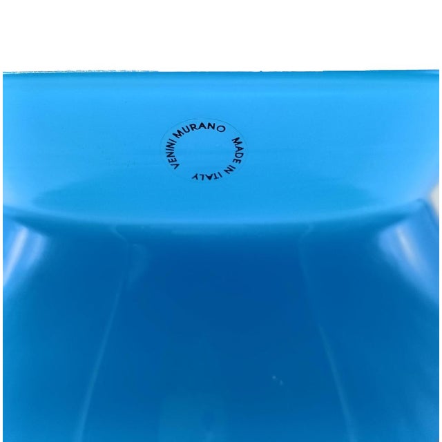 1990s Idalion Murano Glass Vase by Alessandro Mendini for Venini, Italy, 1994 For Sale - Image 5 of 6