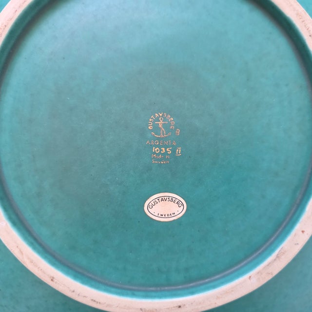 1950s Swedish Wilhelm Kåge Gustavsberg Argenta Centerpiece Bowl For Sale - Image 10 of 10