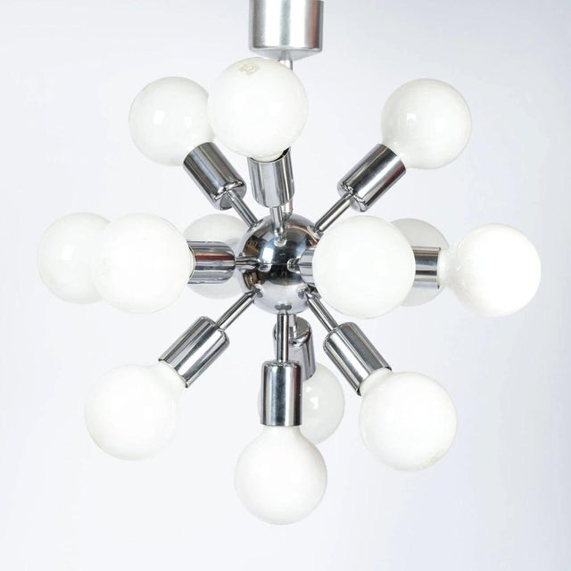 Vintage Sputnik Drupol Chandelier, 1970s For Sale - Image 4 of 8