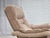 Beige Danish Swivel Armchair in Beige Furniture Fabric, 1970s For Sale - Image 8 of 18