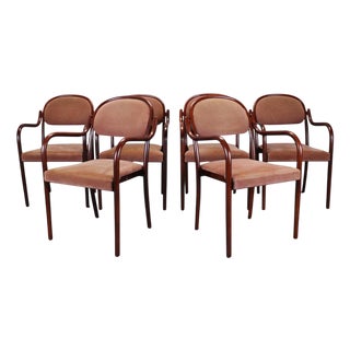 Bentwood Armchairs from Thonet, Austria, 1991, Set of 6 For Sale
