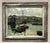 Green French Impressionist Harbor Scene Oil Painting Lucien Lefebvre-Foinet Paris For Sale - Image 8 of 17