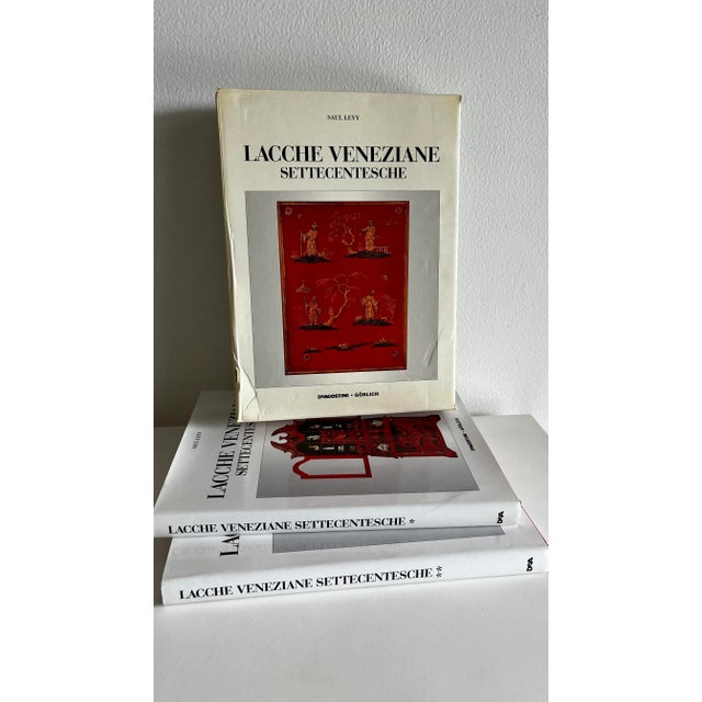 White 1990s Lacche Veneziane Settecentesche & History of Venetian Furniture Coffee Table Books - 2 Volumes For Sale - Image 8 of 10