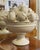 Italian Italian Creamware Tureen or Bowl on Pedestal With Mixed Fruit Topiary Top For Sale - Image 3 of 9