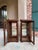 Pair Antique French Glass Vitrine Display Cabinets Burl Mahogany Mirror C1900 For Sale - Image 10 of 18