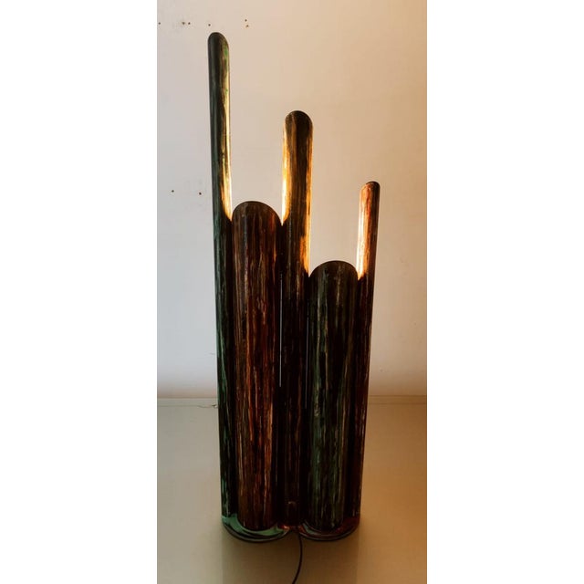 Brutalist Metal Floor Lamp For Sale - Image 5 of 17