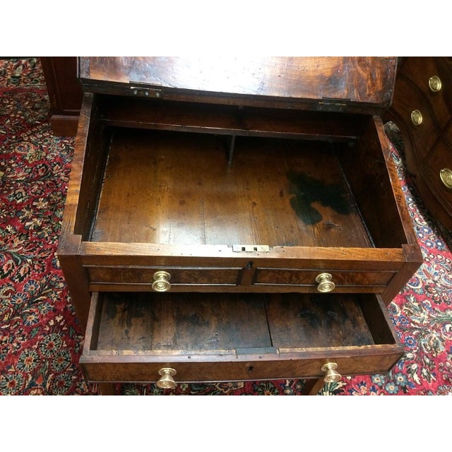 Antique Plantation Desk, Rustic Walnut Desk For Sale - Image 10 of 13