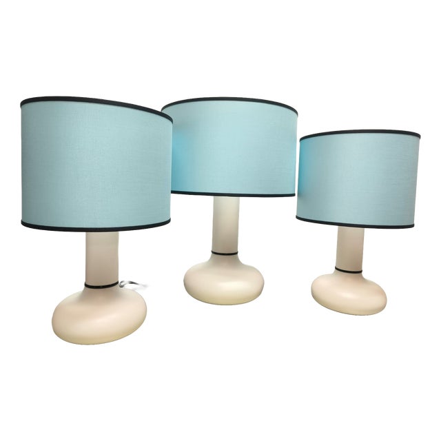Vintage Tris Snow Table Lamp, 1970s, Set of 3 For Sale