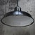 Vintage Industrial French Black Enamel Pendant Lights For Sale - Image 4 of 5
