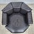 Set of Octagonal Club Chairs in Brown Leather, 1970s For Sale - Image 11 of 15