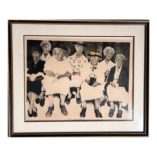 "Sunday School Class" Limited Edition Etching by Dale Rayburn, 36/100 For Sale
