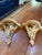 Mid 20th Century A Pair of Gold Gilded Wall Mounted Shelves For Sale - Image 5 of 11