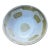 White Ceramic Vintage Bowl With Detailed Gold Accents For Sale
