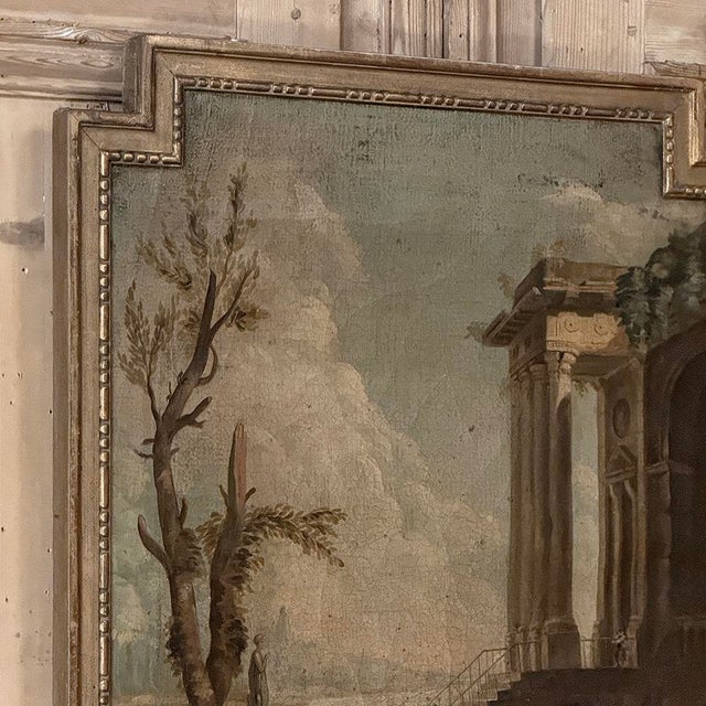 Early 19th Century French Directoire Neoclassical Trumeau Mirror For Sale - Image 9 of 15
