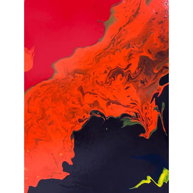 1970s Abstract Modern Painting For Sale In Boston - Image 6 of 13