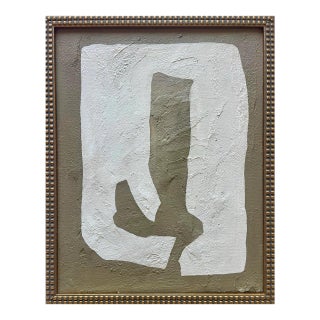 2025 "Ultimare" Abstract Minimalist Painting on Canvas by r.k. Red For Sale