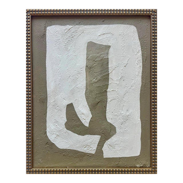 2025 "Ultimare" Abstract Minimalist Painting on Canvas by r.k. Red For Sale
