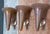 Design Plus Gallery presents a Set of Three Trumpet Wall Sconces from Bacchus Glass. These incredibly unique sconces have...