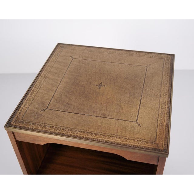 Bedside Tables in Mahogany with Leather Top by Bevan Funnell, 1960s, Set of 2 For Sale - Image 10 of 15