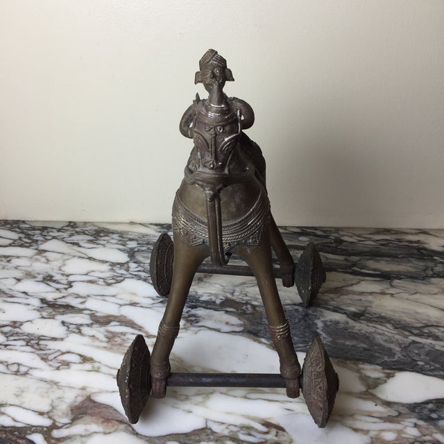 Vintage Bronze Statue of King on Horse For Sale In Los Angeles - Image 6 of 9