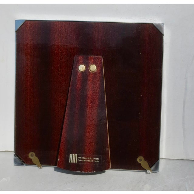 Felice Antonio Botta Italian Felice Antonio, Botta, Chrome Photo Frame For Sale - Image 4 of 6