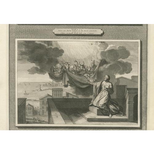 Pieter Mortier, Amsterdam Acts and Apocalypse, 1700, Etching on Paper, Set of 3 For Sale - Image 6 of 9