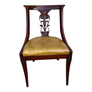 Early 20th Century Biedermeier Style Chair For Sale