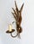 Vintage Gilt Metal Wheat Sheaf Wall Sconce, France, 1960s For Sale - Image 6 of 13