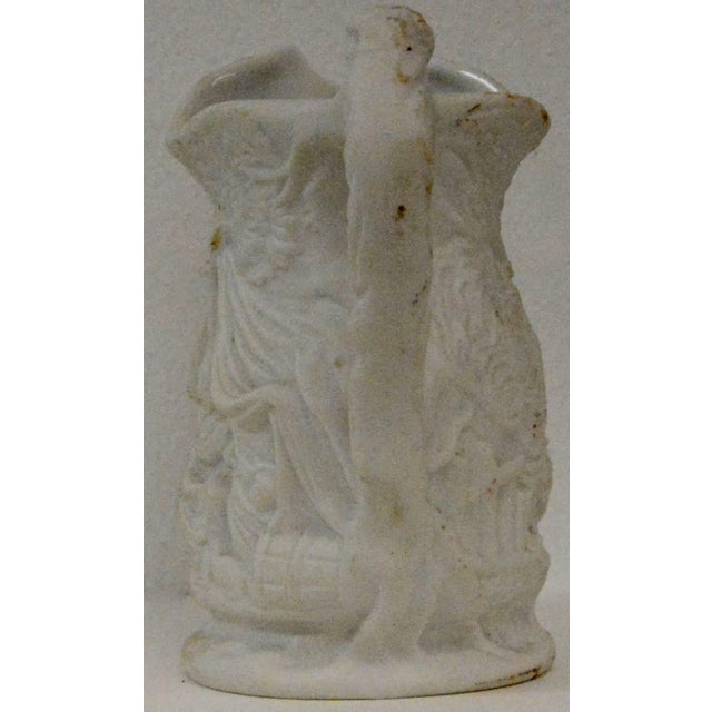 Miniature Parian Ware Earthenware Pitcher, Circa 1850s For Sale - Image 4 of 9